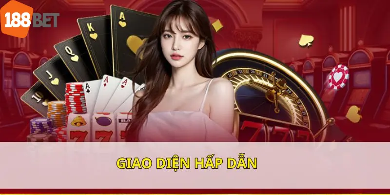 Sân chơi sở hữu giao diện thân thiết, bố cục logic 